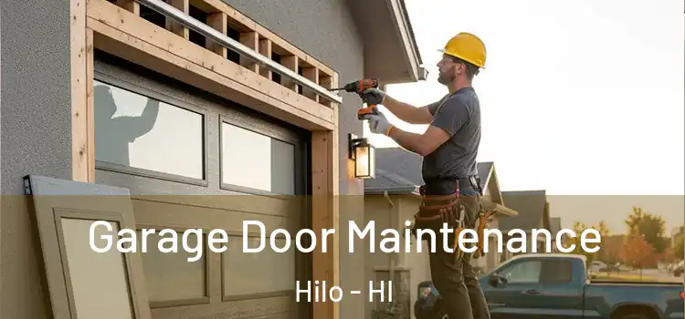 Garage Door Maintenance Hilo - HI