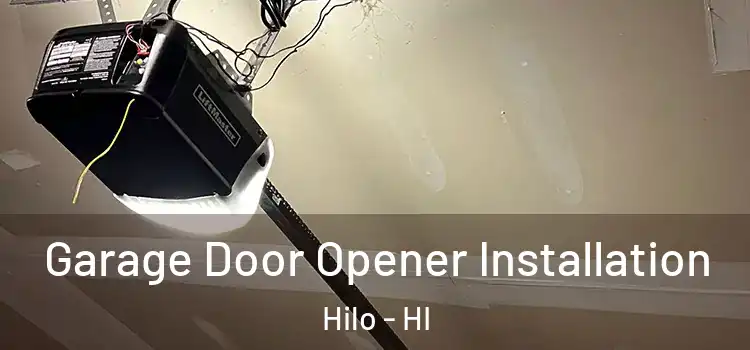  Garage Door Opener Installation Hilo - HI