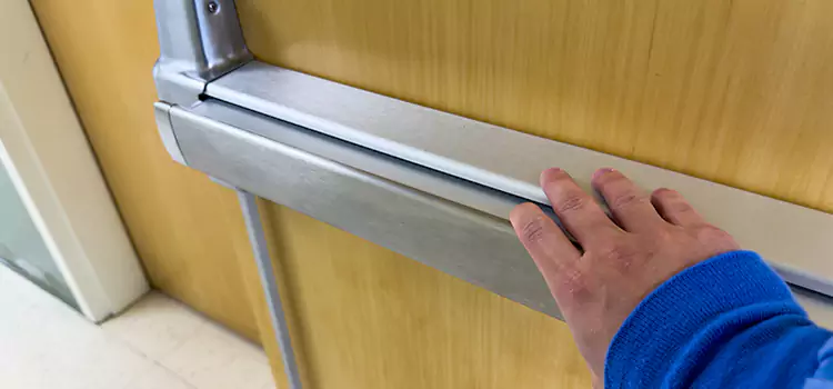 Installing a Push Bar on a Door Hilo