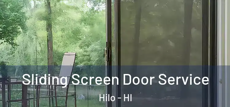 Sliding Screen Door Service Hilo - HI